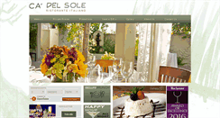 Desktop Screenshot of cadelsole.com